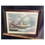 American farm scenes print by Roy King