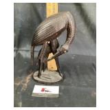 Hand carved bird