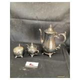 William Rogers Silver plated tea set