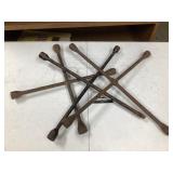 Four-way tire irons