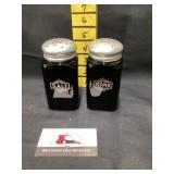Amethyst salt and pepper shakers