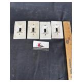 Porcelain light switch covers