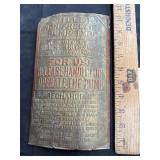 Miller non-freezing pump type copper sign