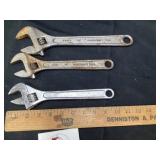 Adjustable wrenches
