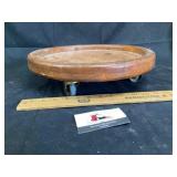 Round cart with wheels approximately 14 inches