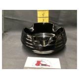 Black amethyst ashtray
