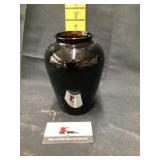 Black amethyst vase
