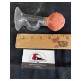 Vintage glass breast pump