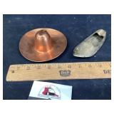 Brass hat, copper shoe