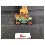 Metal lever action friction car