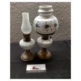 Milk Glass Lamps