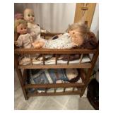 Dolls and Doll Bed