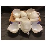 Milk Glass Mugs
