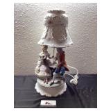 French Porcelian Lamp
