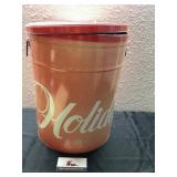 Large holiday Tin