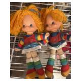 Two Rainbow Brite Plush dolls