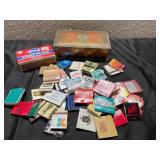 Vintage Tin & Advertiser Matchbooks