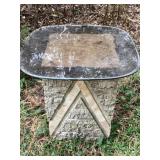 Faux stone Stand