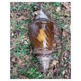Vintage Amber Hanging Light