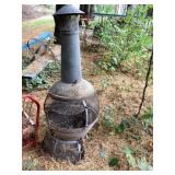Metal Fire Pit w/Cover