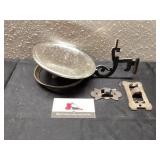 Cast Iron Oil Lamp Bracket & Reflector