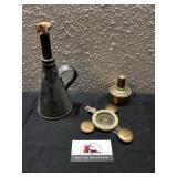 Vintage Torch , Brass Items, Brass Lamp