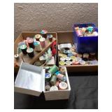 Thread Spools & Misc Sewing
