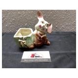 Vintage Rabbit Planter