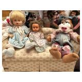 Couch and dolls