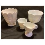 Milk Glass Dishes, Goblet