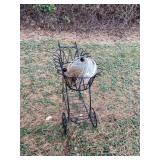 Metal Planter Cart