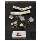 Military Pins, Taxi Pin, Cuff Links, Tokens