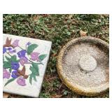 Concrete Bird Bath