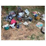 Large lot of outdoor Decor & Misc