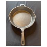 Cast-iron skillet, donated and manufactured by