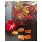 Gift basket donated by raising Caneï¿½s