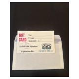 $10 gift card donated by sips on second