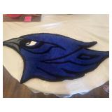 Perry Bluejay homemade rug donated by Brittany