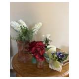 Artificial flowers and decor