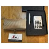Calculator gift set and Sewing kit