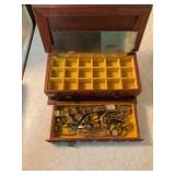 Jewelry box and jewel, watches