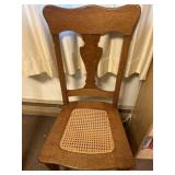 Antique cane chair