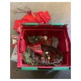 Tote of Christmas decor