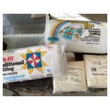 Quilt batting and backing