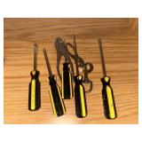 Screw drivers and pliers