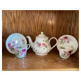 Tea Pot and Tea Cups