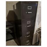 HON metal filing cabinet- no keys