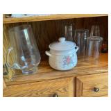 Glassware Vases and misc