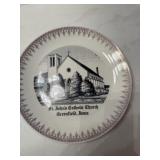 St. Johnï¿½s Catholic Church Greenfield, IA plate