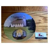 Plastic St Agnes Church Plate